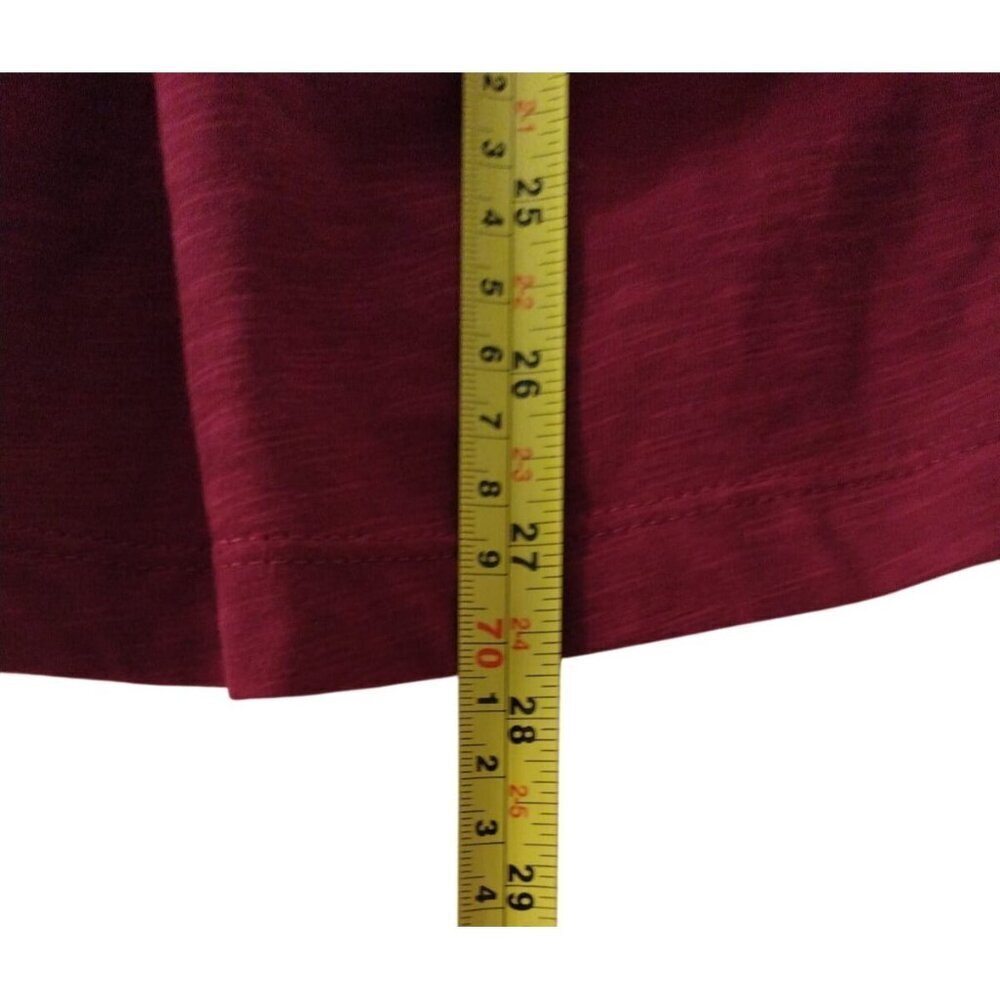 Knox Rose Womens Embroidered Maroon Blouse With Tassel Tie Size Large, NWT. - Picture 8 of 8